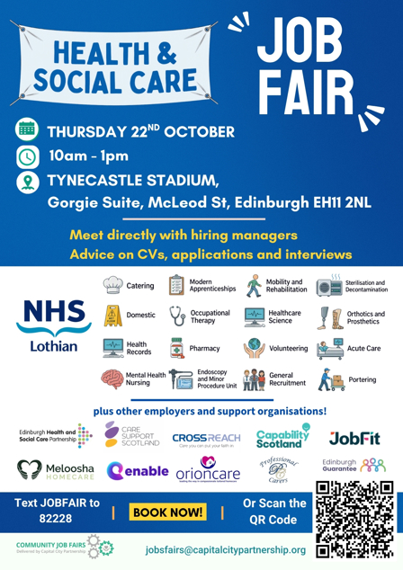 Job Fair - Explore Careers in Health & Social Care!